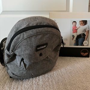 Tushbaby Hip Carrier GREY nwot